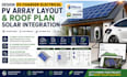 design ev charger electrical pv array layout and roof plan solar integration