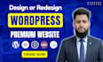 build wordpress website using divi 5 or elementor pro
