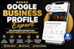write SEO optimized google business profile description and posts