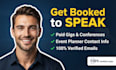 find qualified public speaking leads and conference gigs