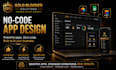 design a custom no coding app with bubble, glide, softr or airtable