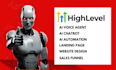 setup gohighlevel voice agent, chatbot and ghl website