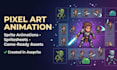 create pixel art sprite animations and spritesheets