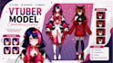 design and rig your live2d vtuber model, vtuber rigging, anime vtuber