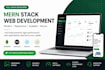 develop a professional full stack web application