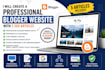 create a blogger blog with 5 SEO articles and google search console setup