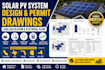 do US solar pv system permit drawing electrical plans and load calculations