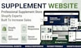 build supplement website supplement store private label supplement shopify store