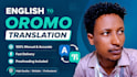 do professional english to oromo translation