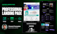 build a professional custom landing page for your business