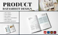 design a technical product sheet, sell sheet, sales sheet, datasheet, spec sheet