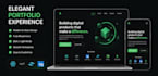 build a modern react landing page or portfolio website