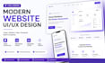 design modern website UI UX in figma