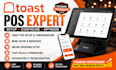 setup your toast pos and configure your restaurant menu