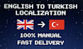 localize your video game from english into turkish