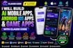 build ai android ios web game mobile apps website design with claude code codex