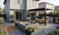 do backyard landscape design, 3d patio, pergola pool, garden landscape rendering