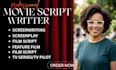 do professional screenplay script writing movie script screenwriting