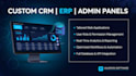 build custom web application, crm, erp, and admin panel