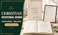 design christian devotional prayer journal and bible study workbook