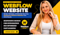 design responsive webflow website webflow website development webflow redesign
