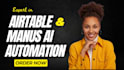 setup airtable automation, airtable crm, airtable database, manus ai