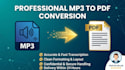 convert audio files to pdf files