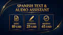 be your spanish text proofreader and transcription assistant