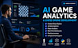 develop ai powered game analytics, chess game, game ai and ml systems