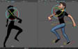 3d game character animation 3d rigging model unreal engine ue5 game animation