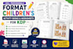 format childrens activity books and worksheets for KDP