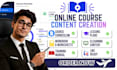 create online course content curriculum workbook and elearning course