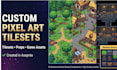 create custom pixel art tilesets, props, and game assets