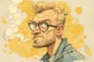 draw artistic cartoon caricatures