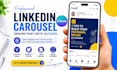 design engaging linkedin carousel posts in canva