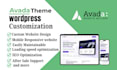 design wordpress website using avada install avada theme and fix any avada issue