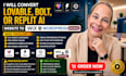convert lovable, bolt, or replit ai website to wix or wordpress elementor