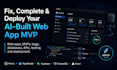 fix complete and deploy your ai built web app mvp