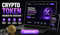 create crypto website, crypto token website, meme coin website