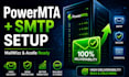 setup powermta smtp server, bulk mail, cold email with mailwizz acelle mail post