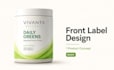 design supplement label and packaging