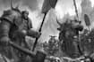 draw a cinematic warhammer 40k space marine portrait