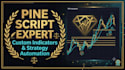 code custom pine script, modify indicators, or setup tradingview webhooks