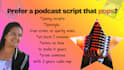 write your podcast script