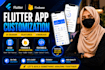 redesign flutter app screens, custom features and app customization specialist
