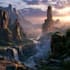 draw anime background, landscape illustrations