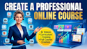 create elearning video, training course, curriculum and ai course content