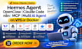 setup hermes agent migrate openclaw claude code n8n mcp multi ai agent on vps