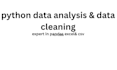 clean and merge messy datasets using python pandas step