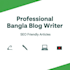 write SEO optimized bangla article and blog post